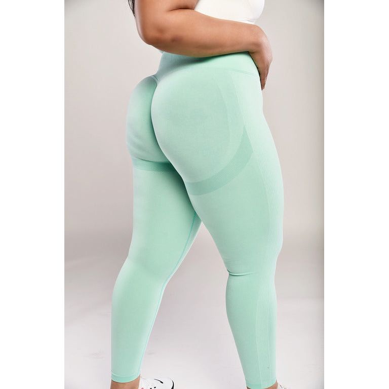 4lorish Scrunch Butt Leggings Activewear 4lorish Fitness, LLC Large Lily Green 